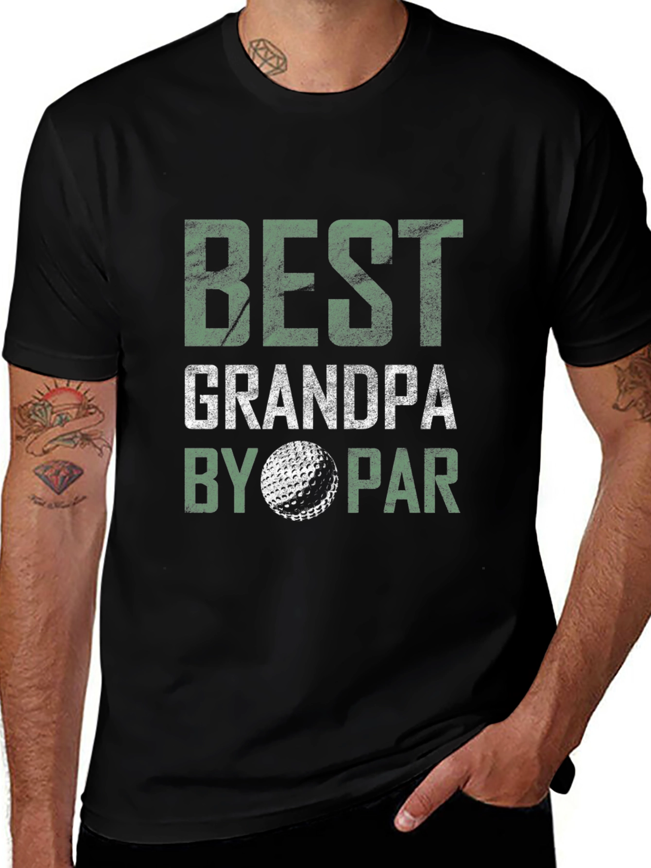 Best Grandpa By Par Golf T-Shirt