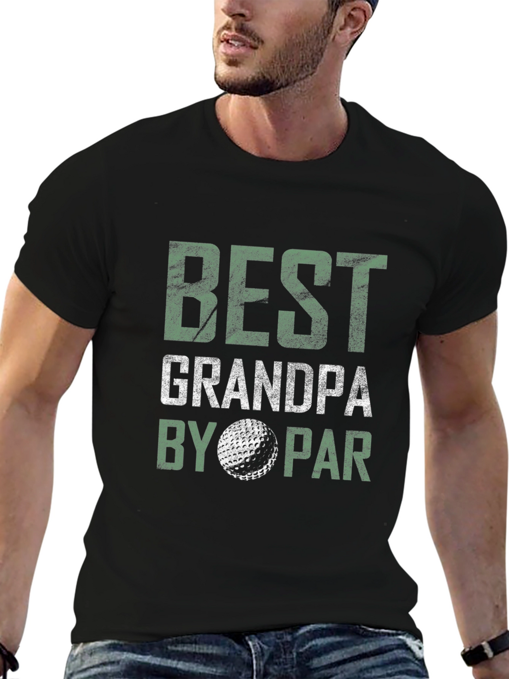 Best Grandpa By Par Golf T-Shirt