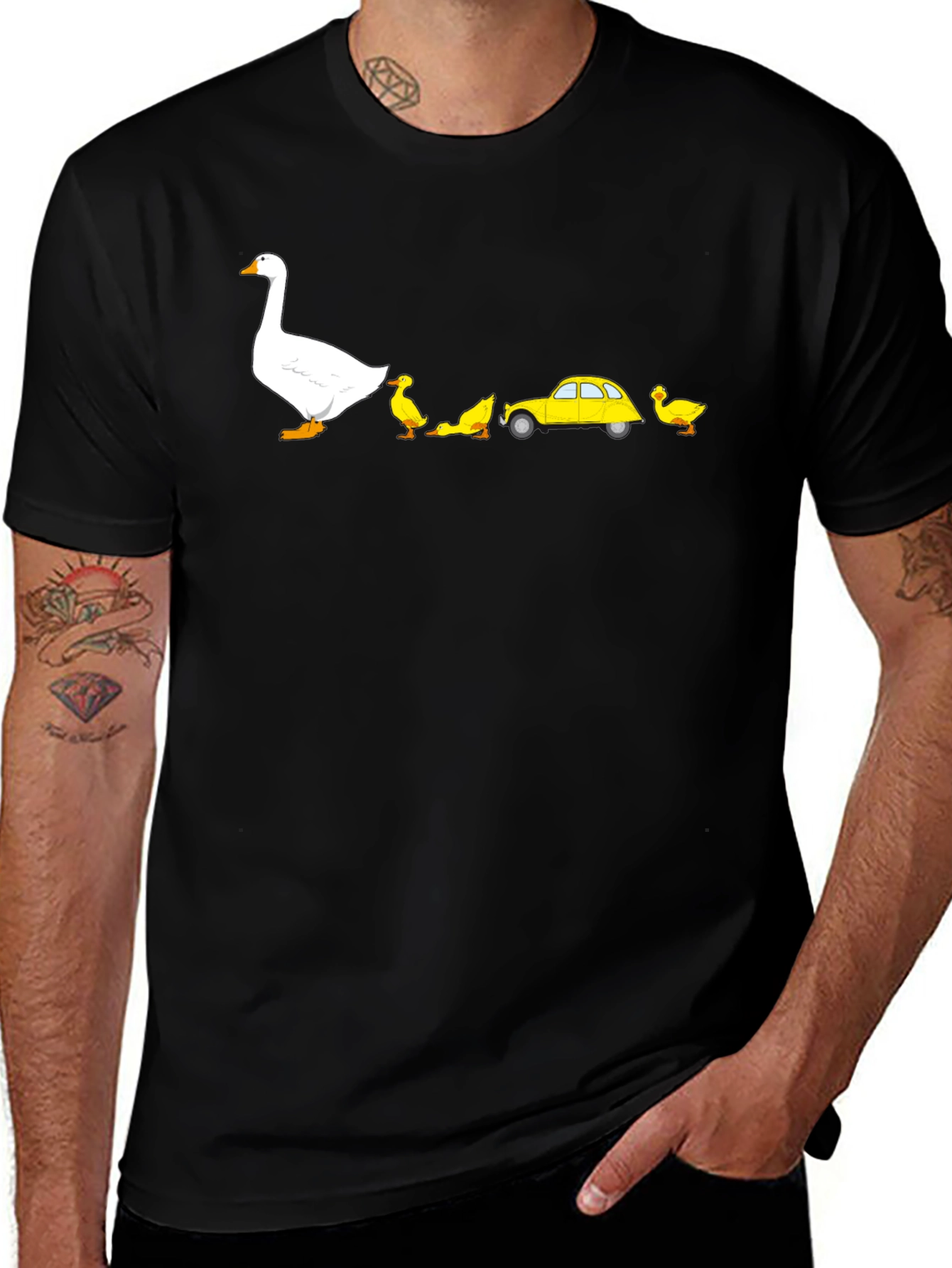 Duckling Car T-Shirt