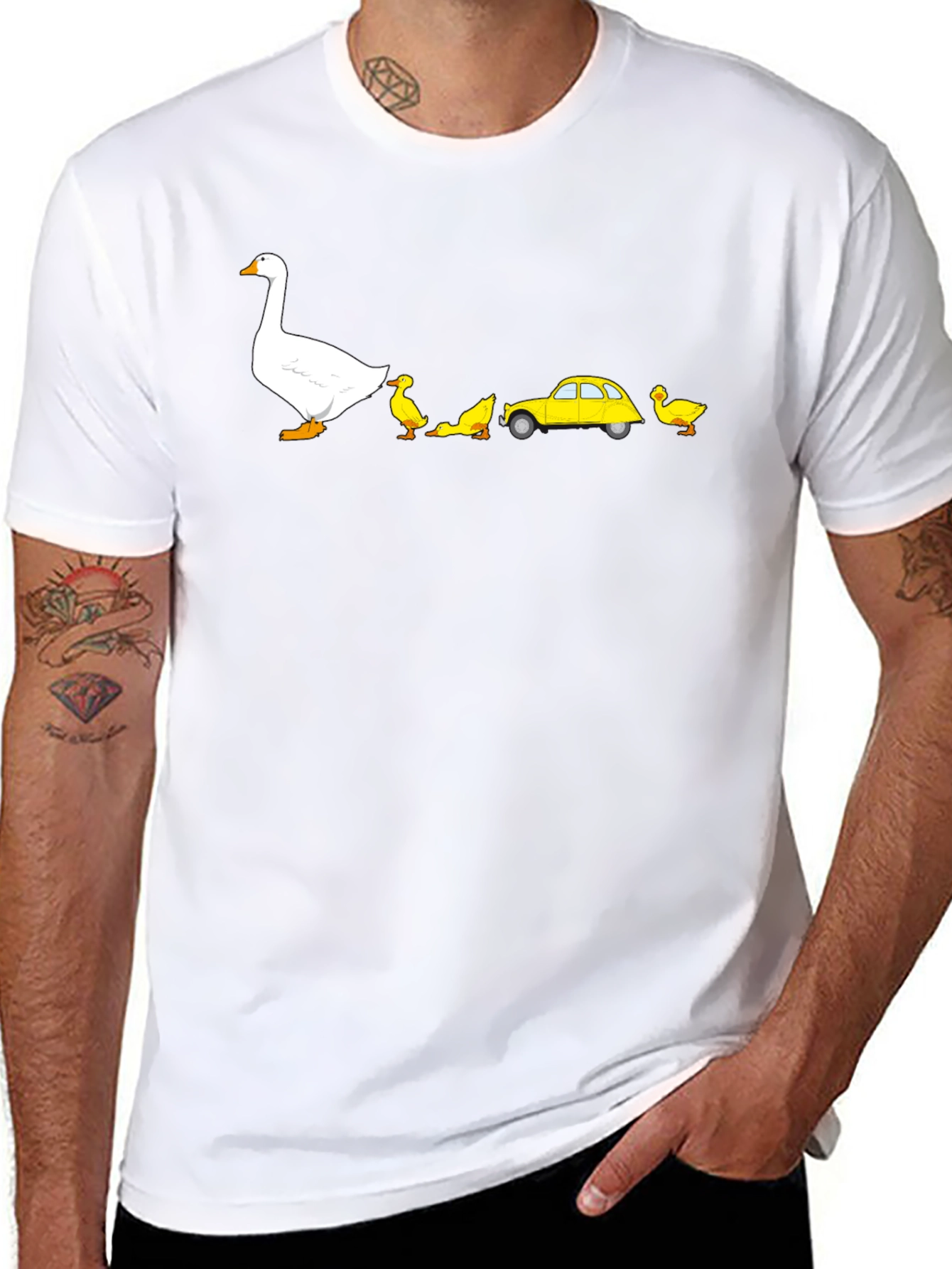 Duckling Car T-Shirt