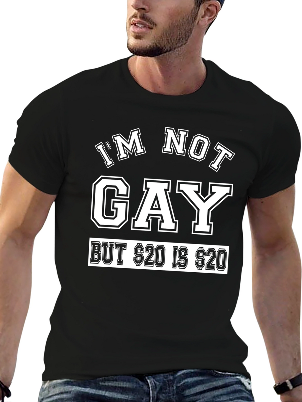 Im Not Gay Funny Graphic T-Shirt
