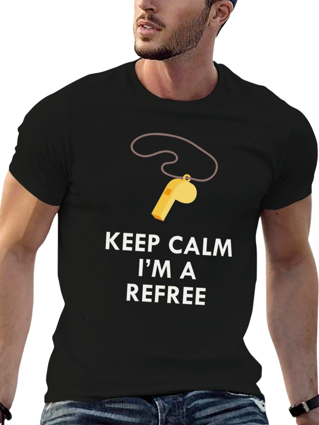 Keep Calm Referee Graphic Tee