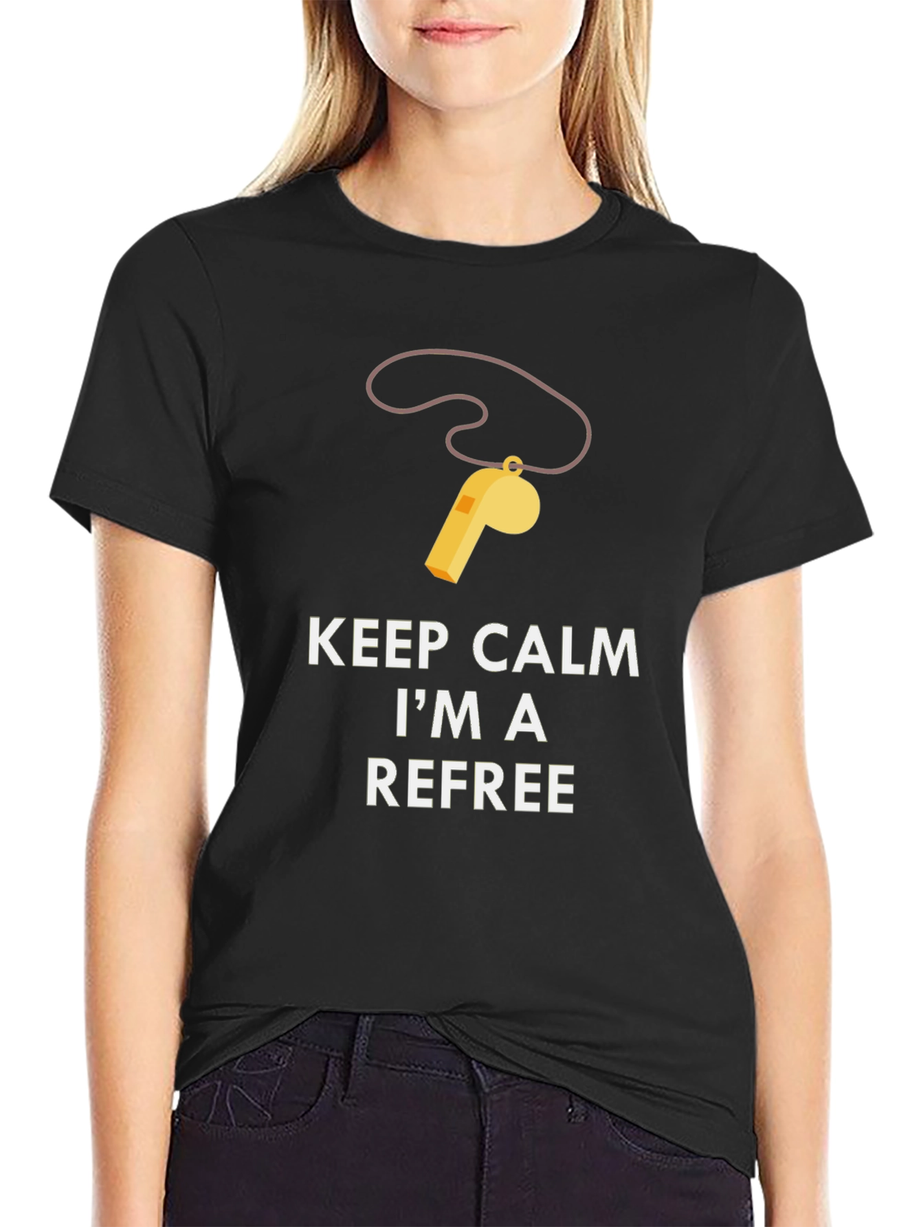 Keep Calm Referee Graphic Tee