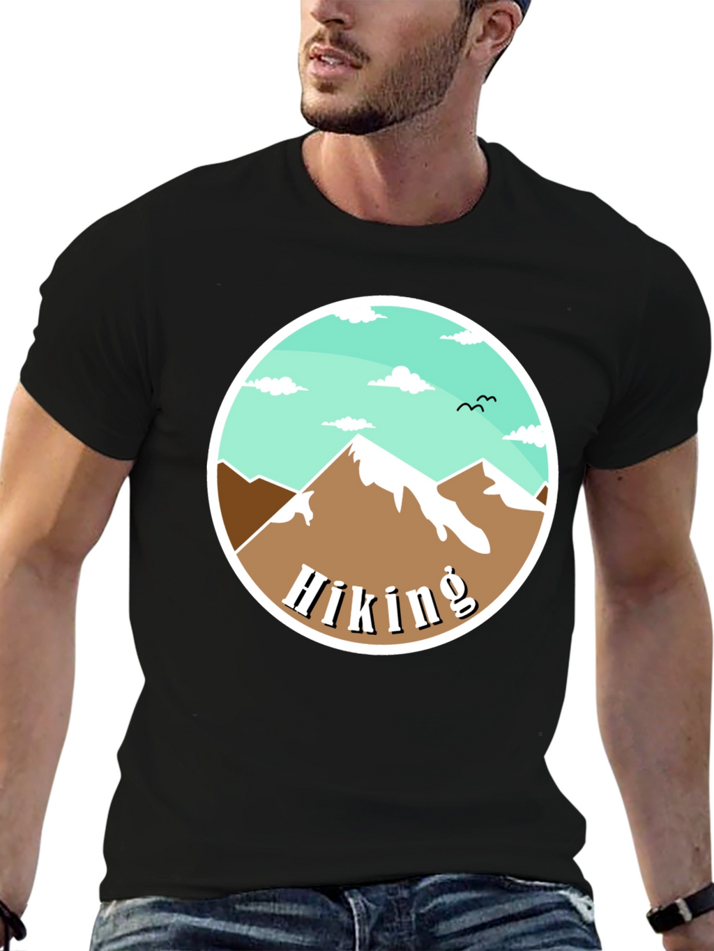 Hiking Mountain Graphic Tee - Nature Adventure Shirt