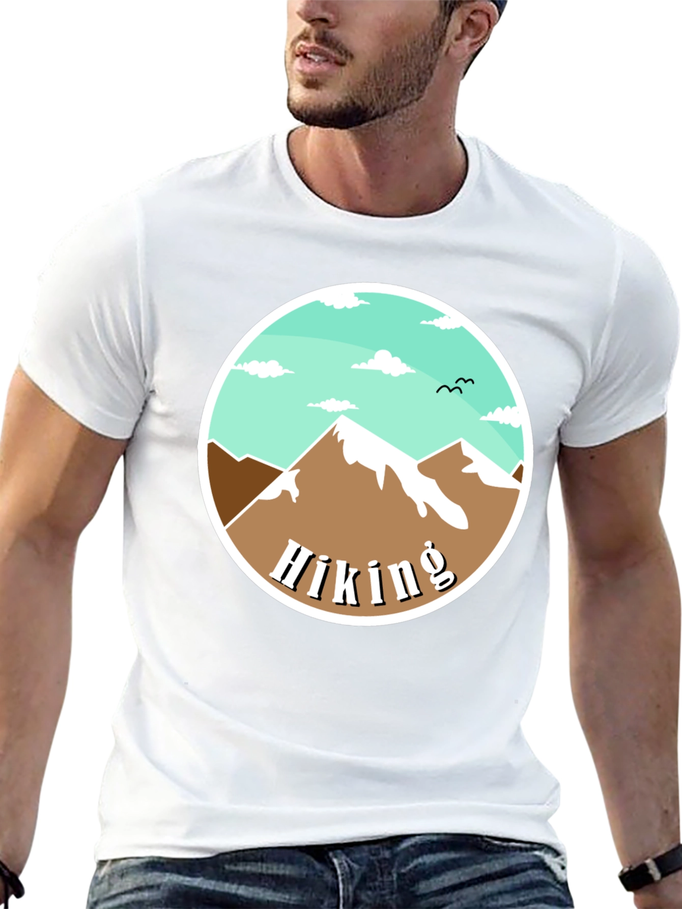 Hiking Mountain Graphic Tee - Nature Adventure Shirt