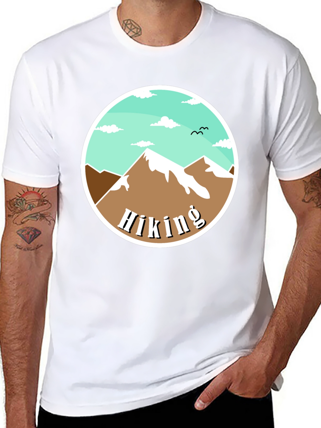 Hiking Mountain Graphic Tee - Nature Adventure Shirt