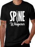 Spine Whisperer Graphic Tee - Chiropractic Humor