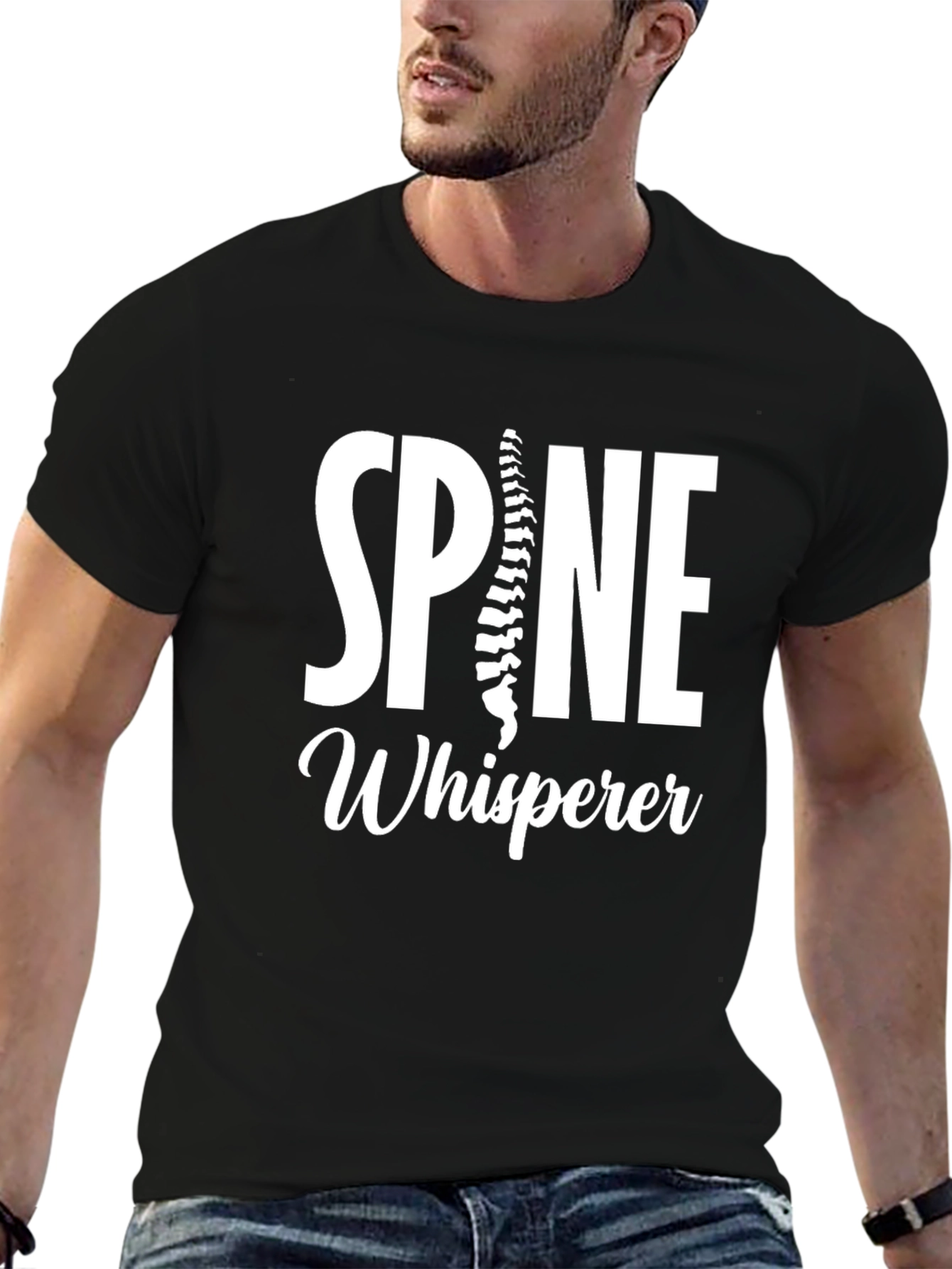 Spine Whisperer Graphic Tee - Chiropractic Humor