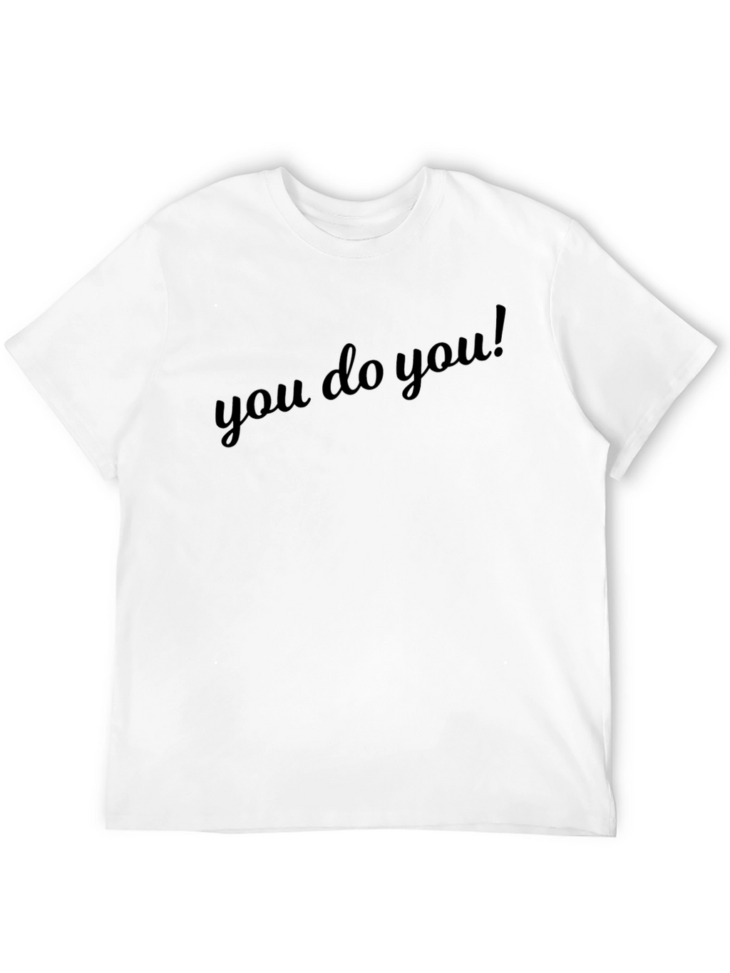 You Do You! Black Cotton Graphic Tee
