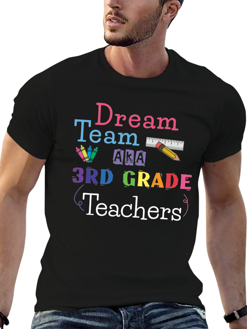 Dream Team 3rd Grade Teachers Graphic T-Shirt