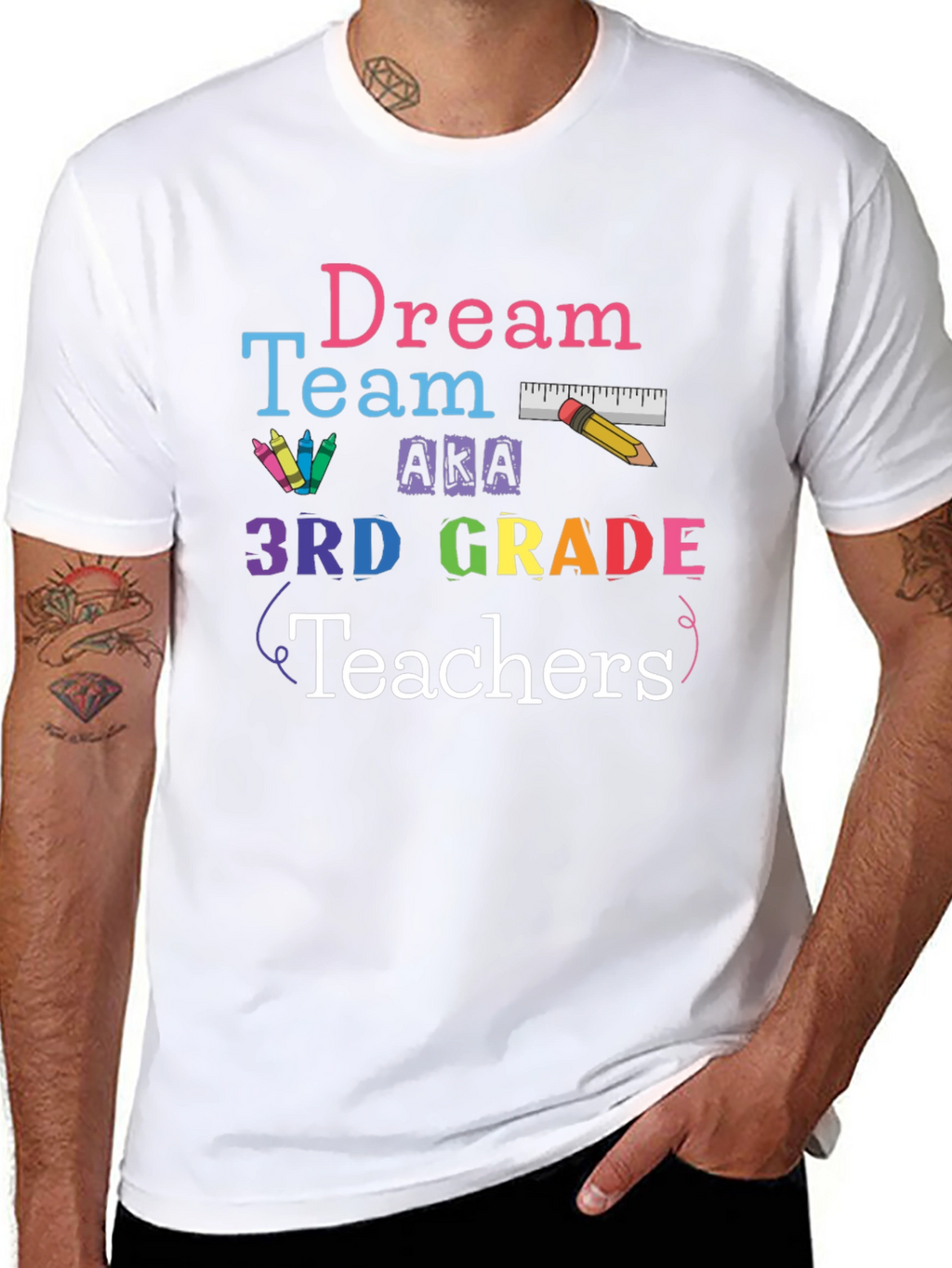 Dream Team 3rd Grade Teachers Graphic T-Shirt