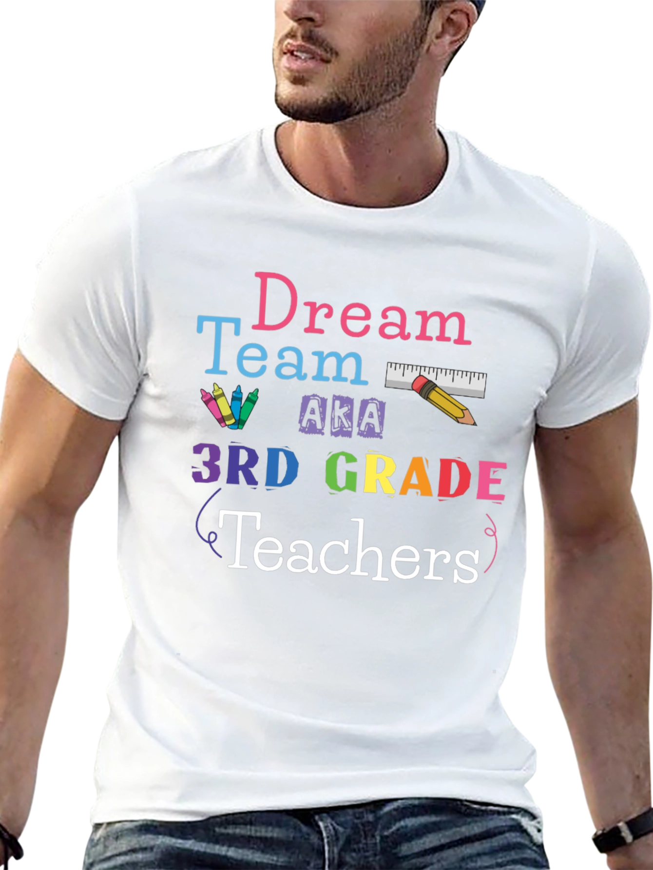 Dream Team 3rd Grade Teachers Graphic T-Shirt