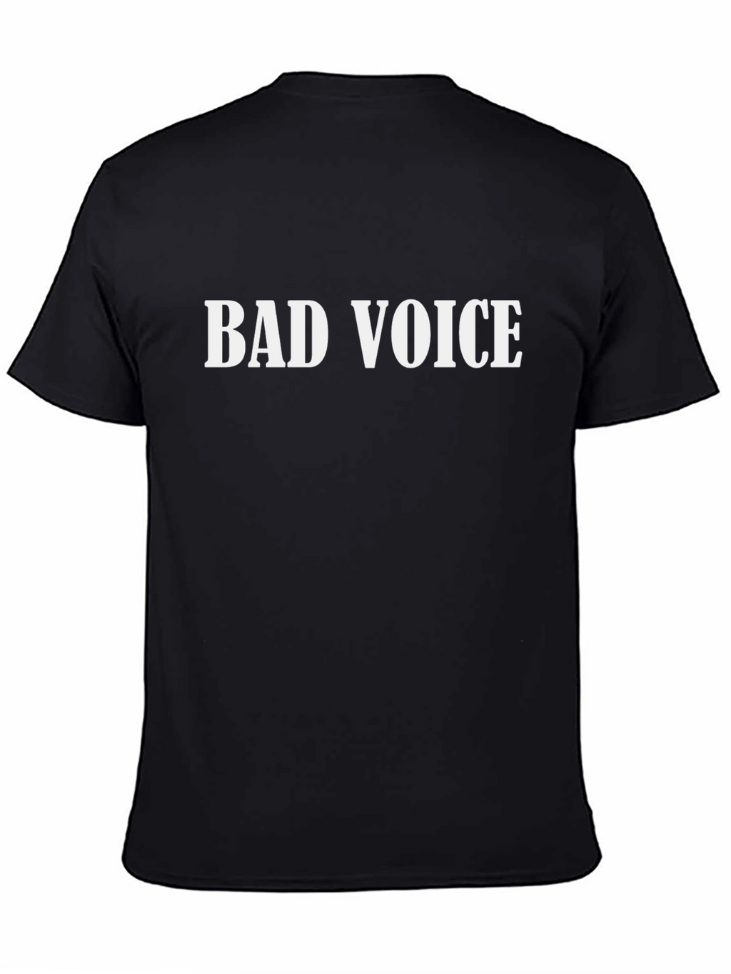 Bad Voice Black Crew Neck T-Shirt