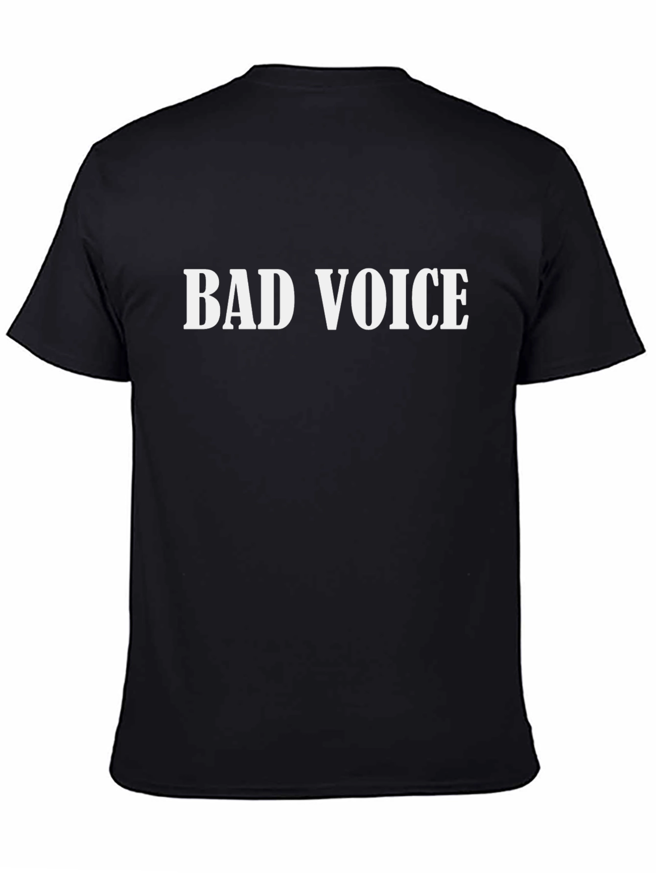 Bad Voice Black Crew Neck T-Shirt