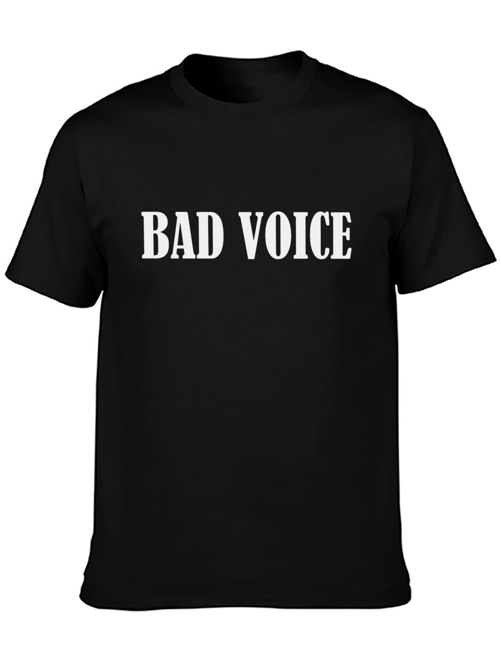 Bad Voice Black Crew Neck T-Shirt