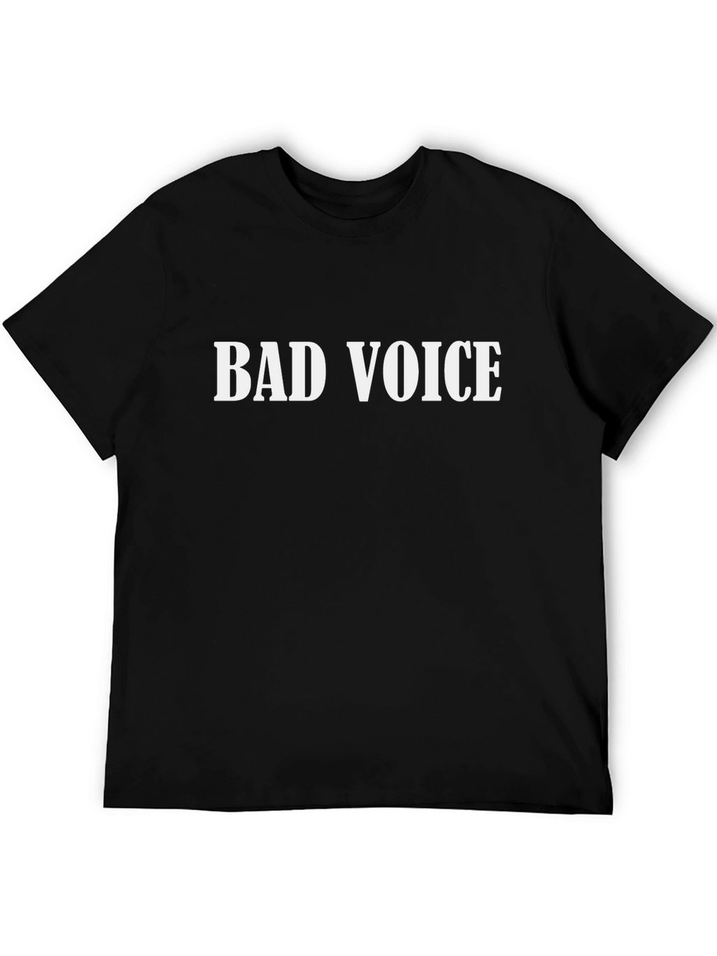 Bad Voice Black Crew Neck T-Shirt