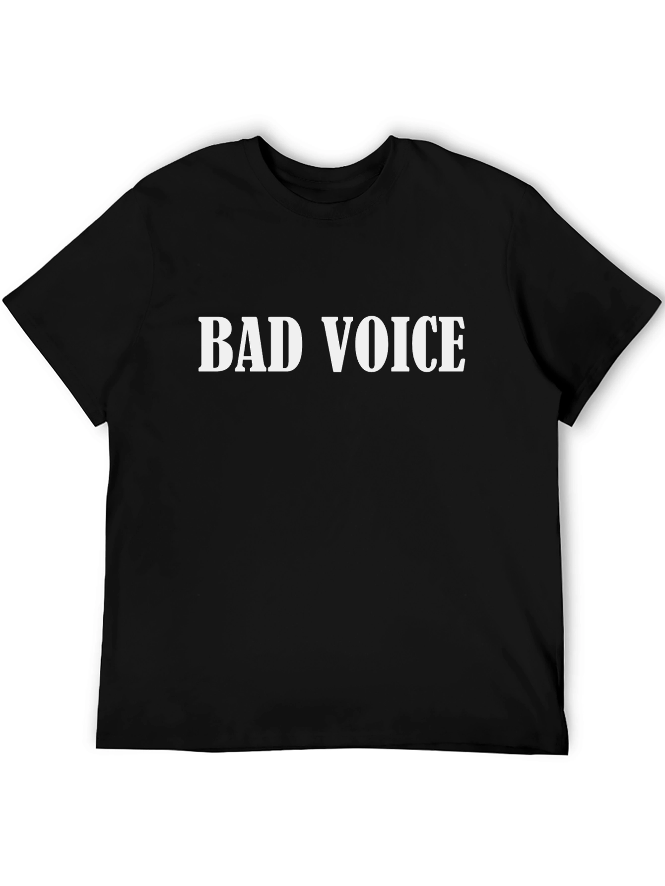 Bad Voice Black Crew Neck T-Shirt