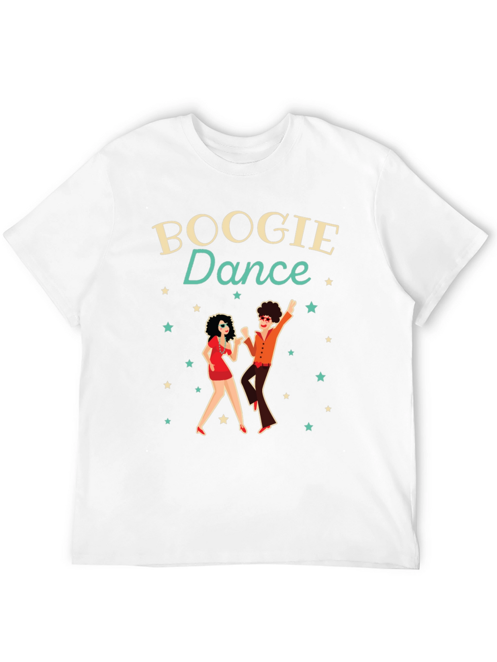 Boogie Dance Graphic T-Shirt - Retro Style