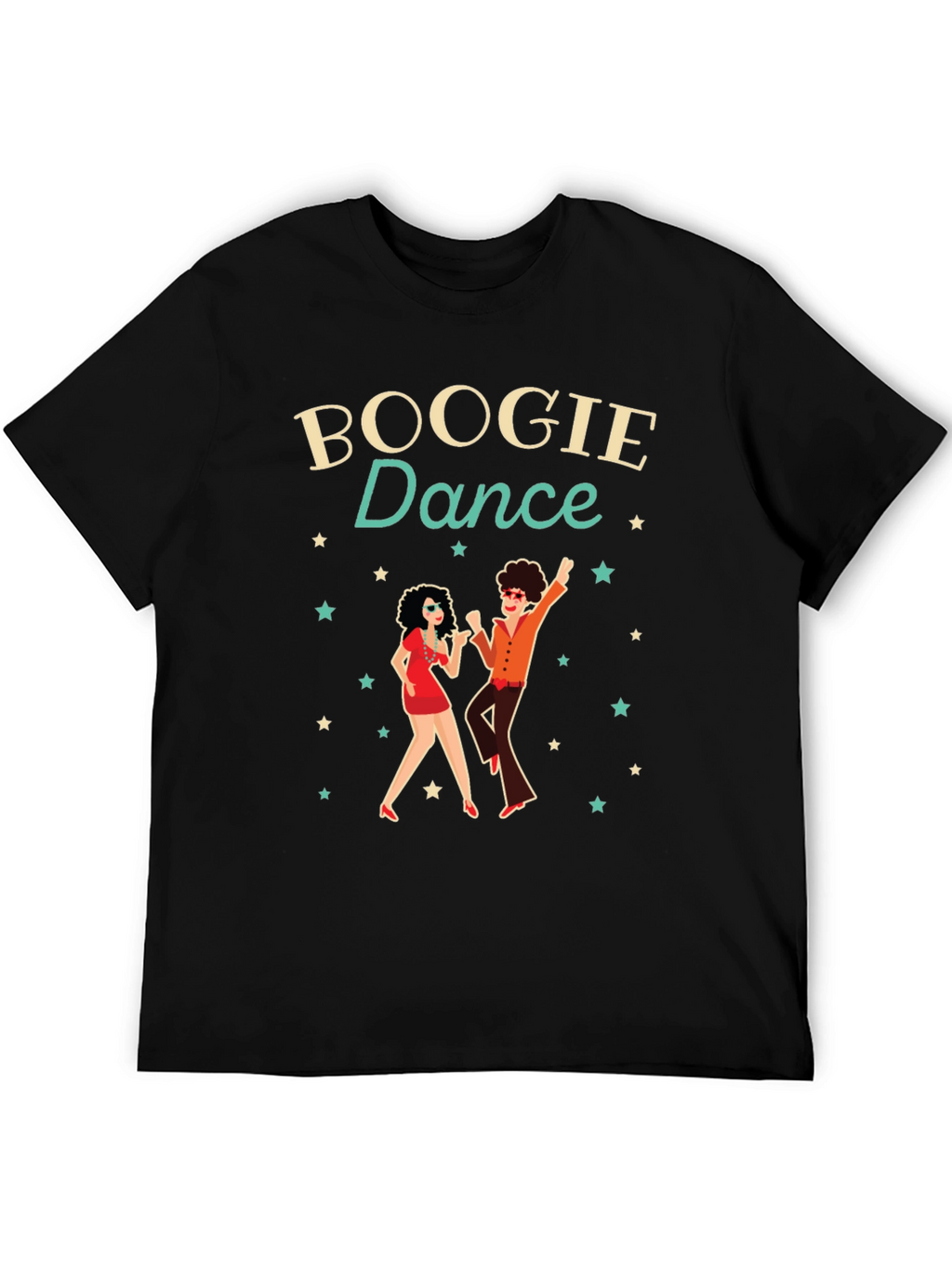 Boogie Dance Graphic T-Shirt - Retro Style