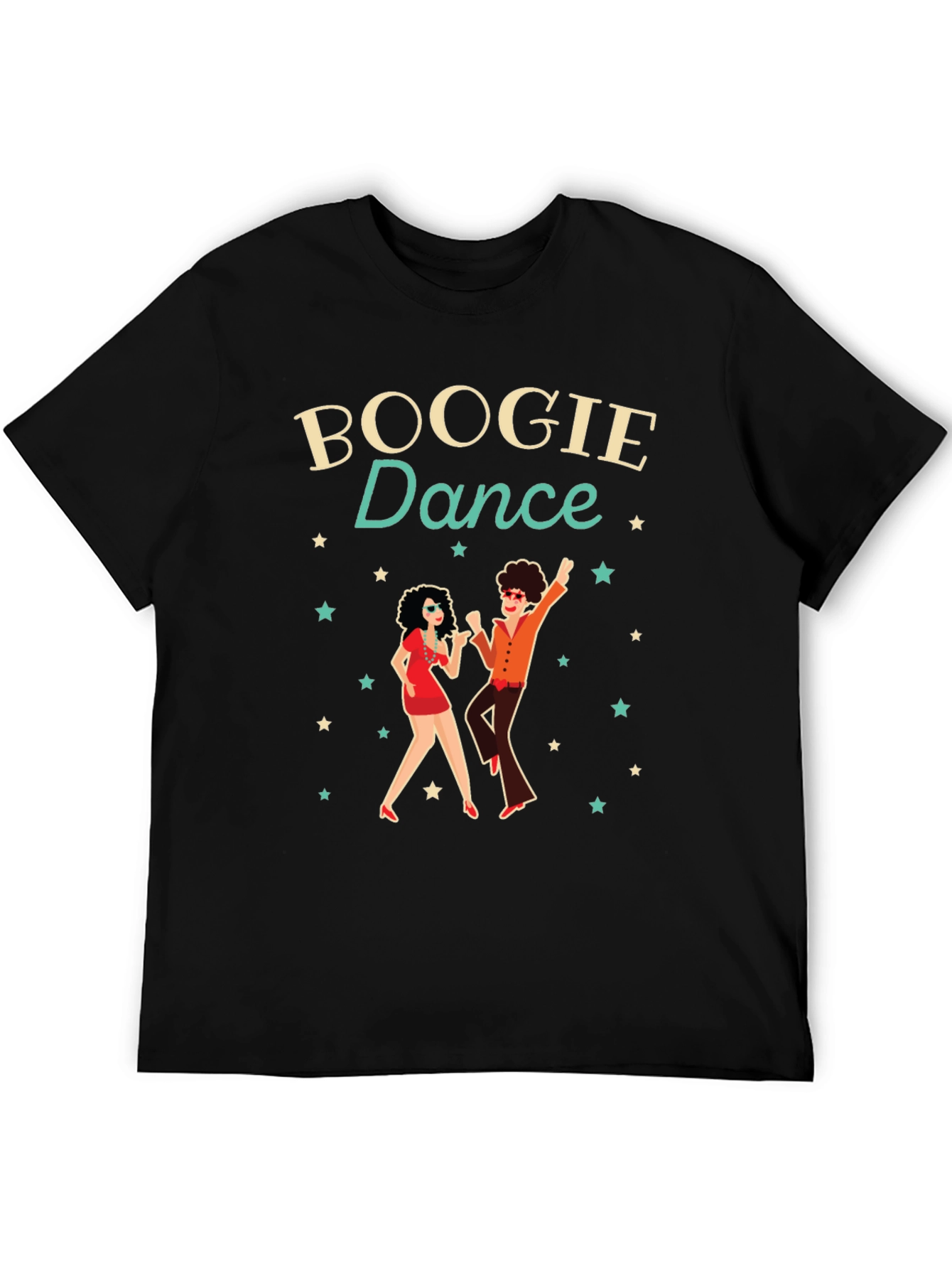Boogie Dance Graphic T-Shirt - Retro Style