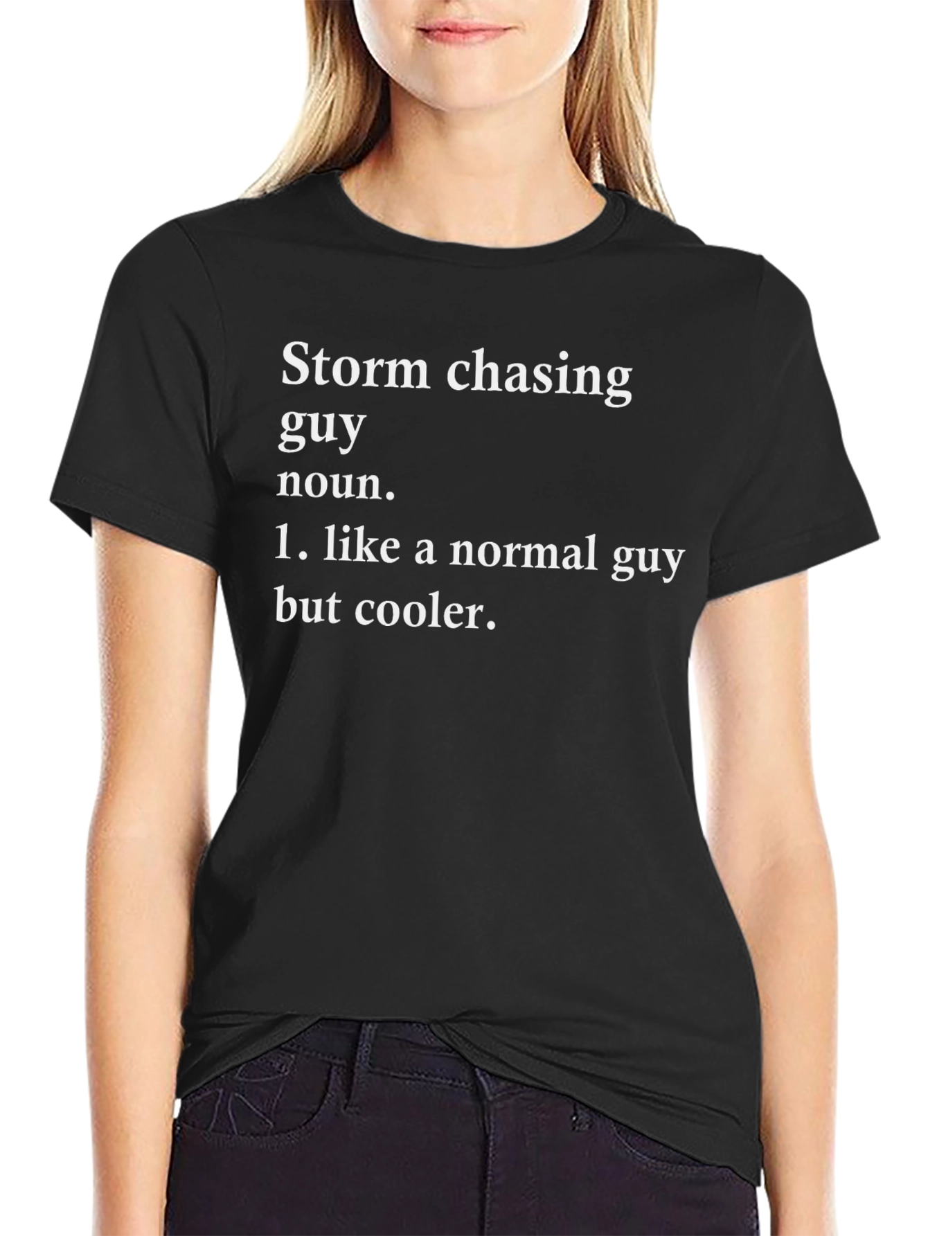 Storm Chasing Guy Novelty T-Shirt