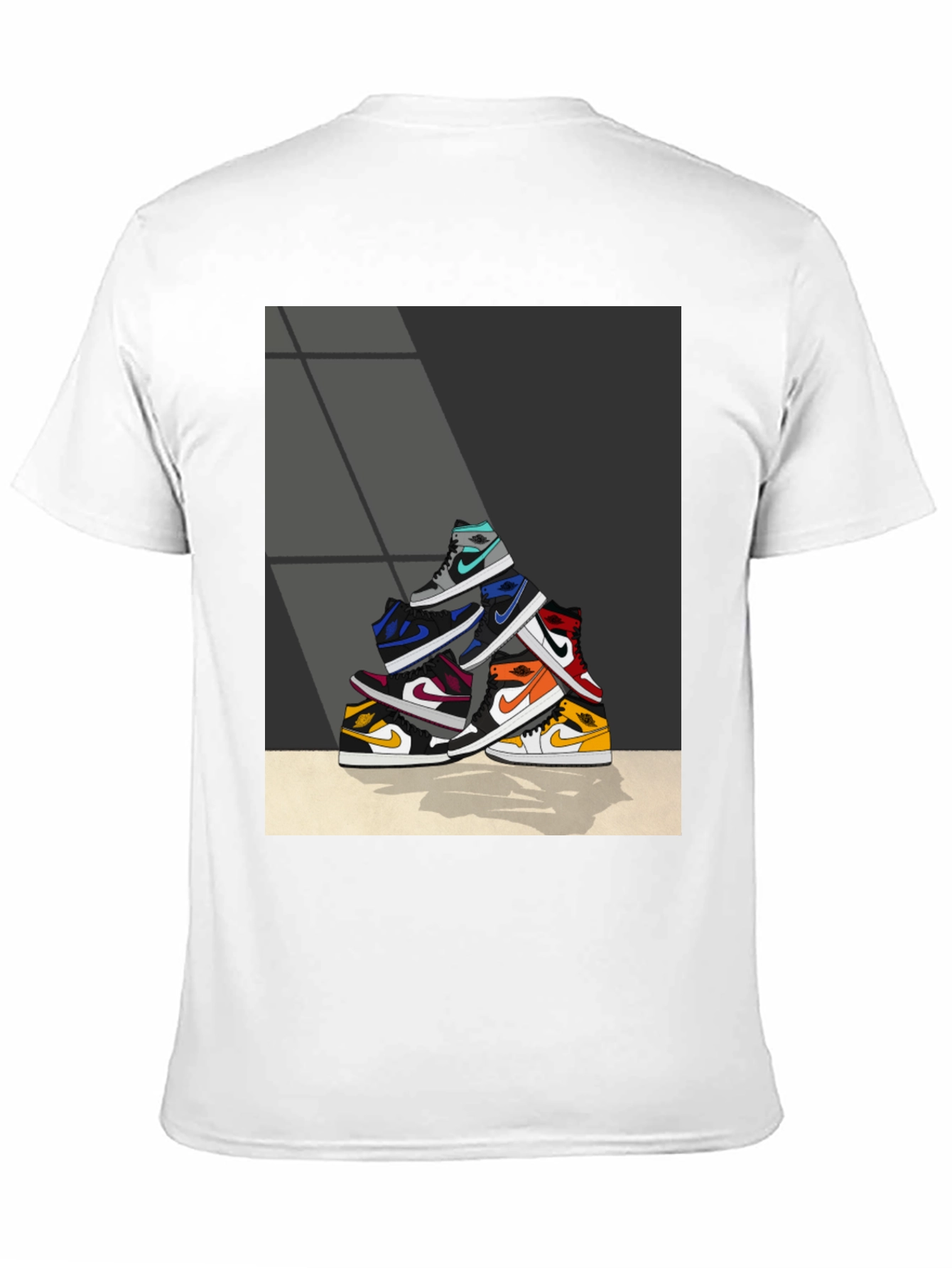 Sneaker Stack Graphic Tee - Stylish & Unique