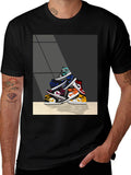 Sneaker Stack Graphic Tee - Stylish & Unique