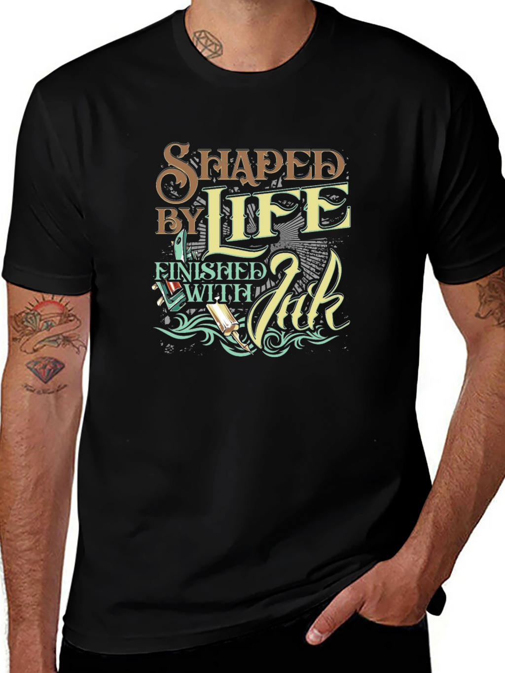 Shaped By Life T-Shirt - Finished with Ink