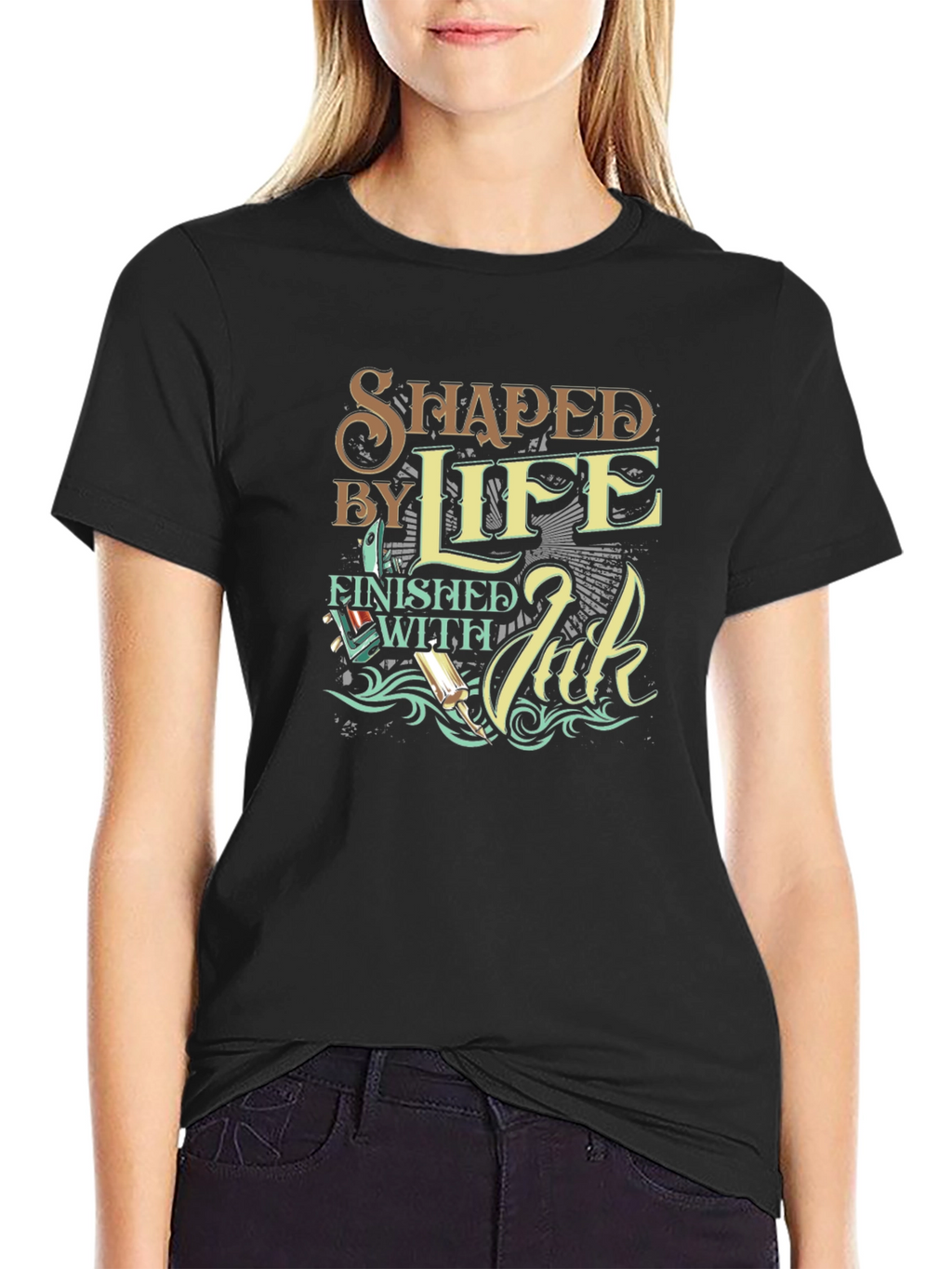Shaped By Life T-Shirt - Finished with Ink