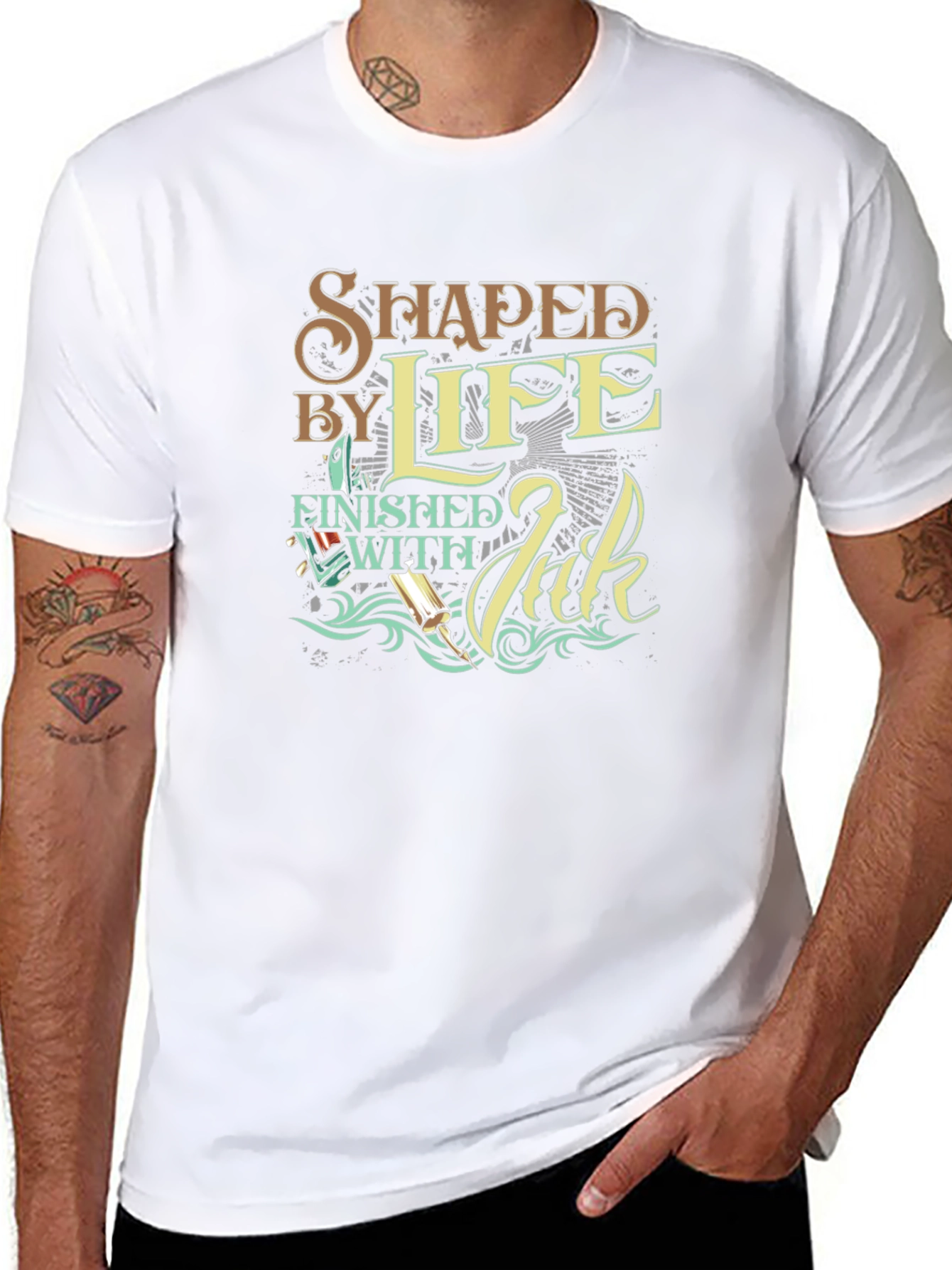 Shaped By Life T-Shirt - Finished with Ink