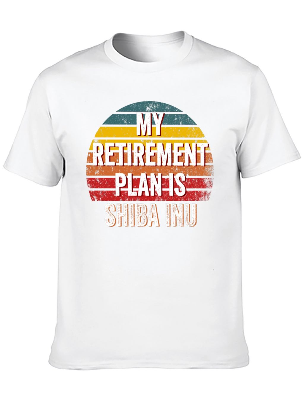 Shiba Inu Retirement Plan Graphic Tee