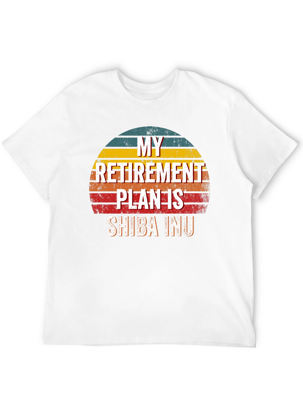 Shiba Inu Retirement Plan Graphic Tee