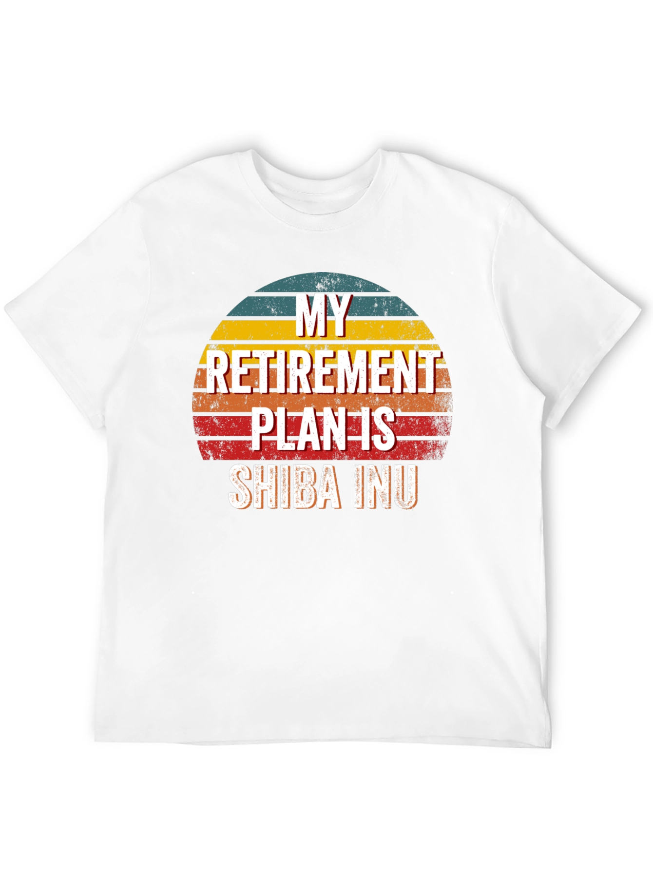 Shiba Inu Retirement Plan Graphic Tee