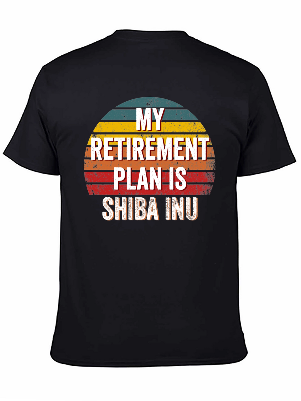 Shiba Inu Retirement Plan Graphic Tee