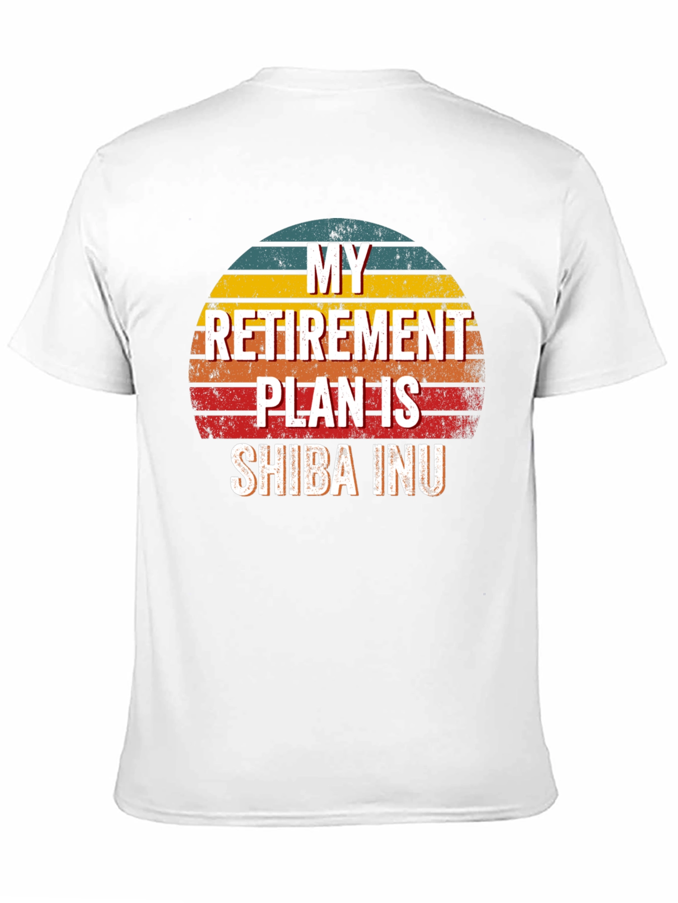 Shiba Inu Retirement Plan Graphic Tee