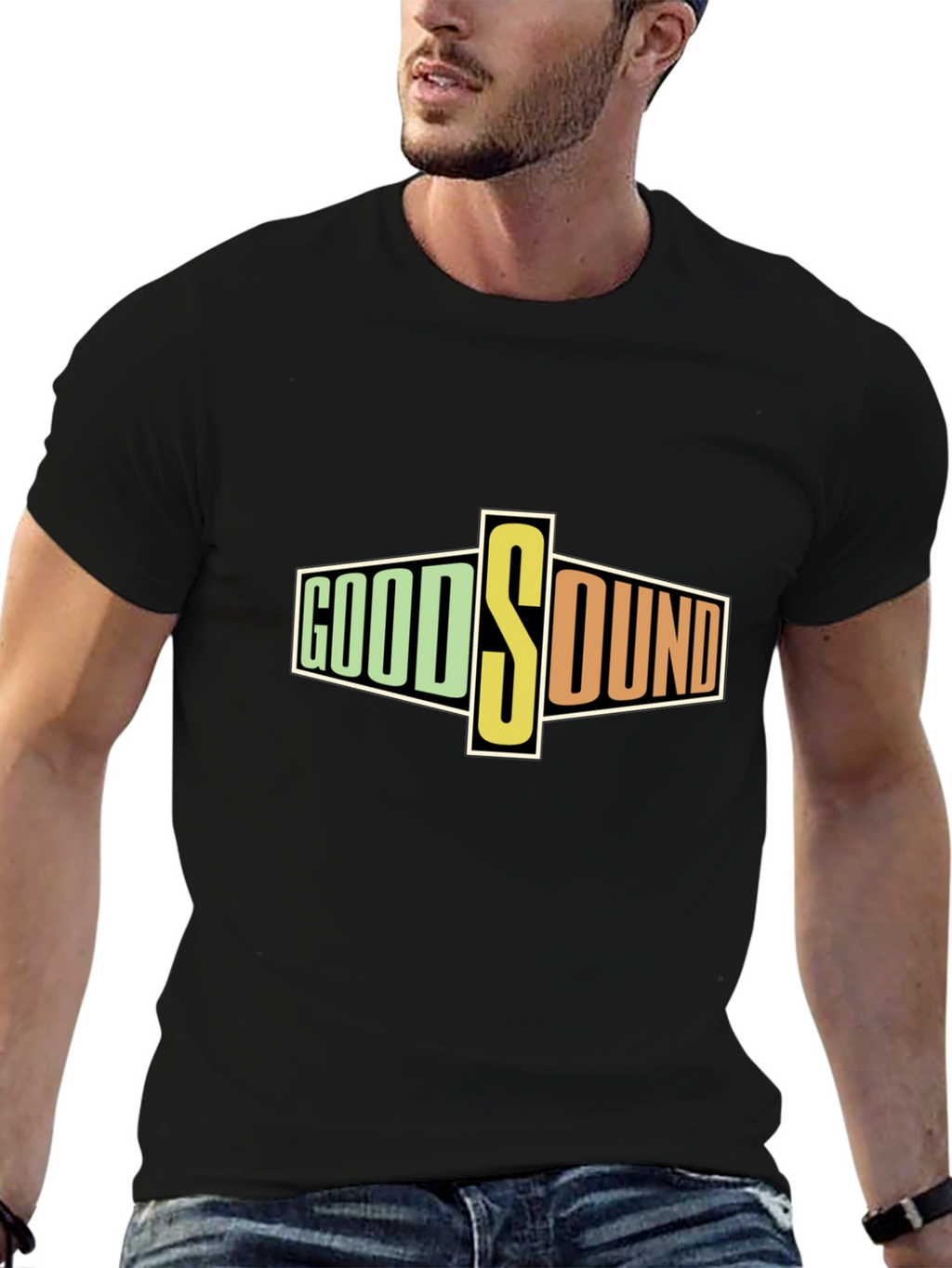 Good Sound Black Graphic Tee