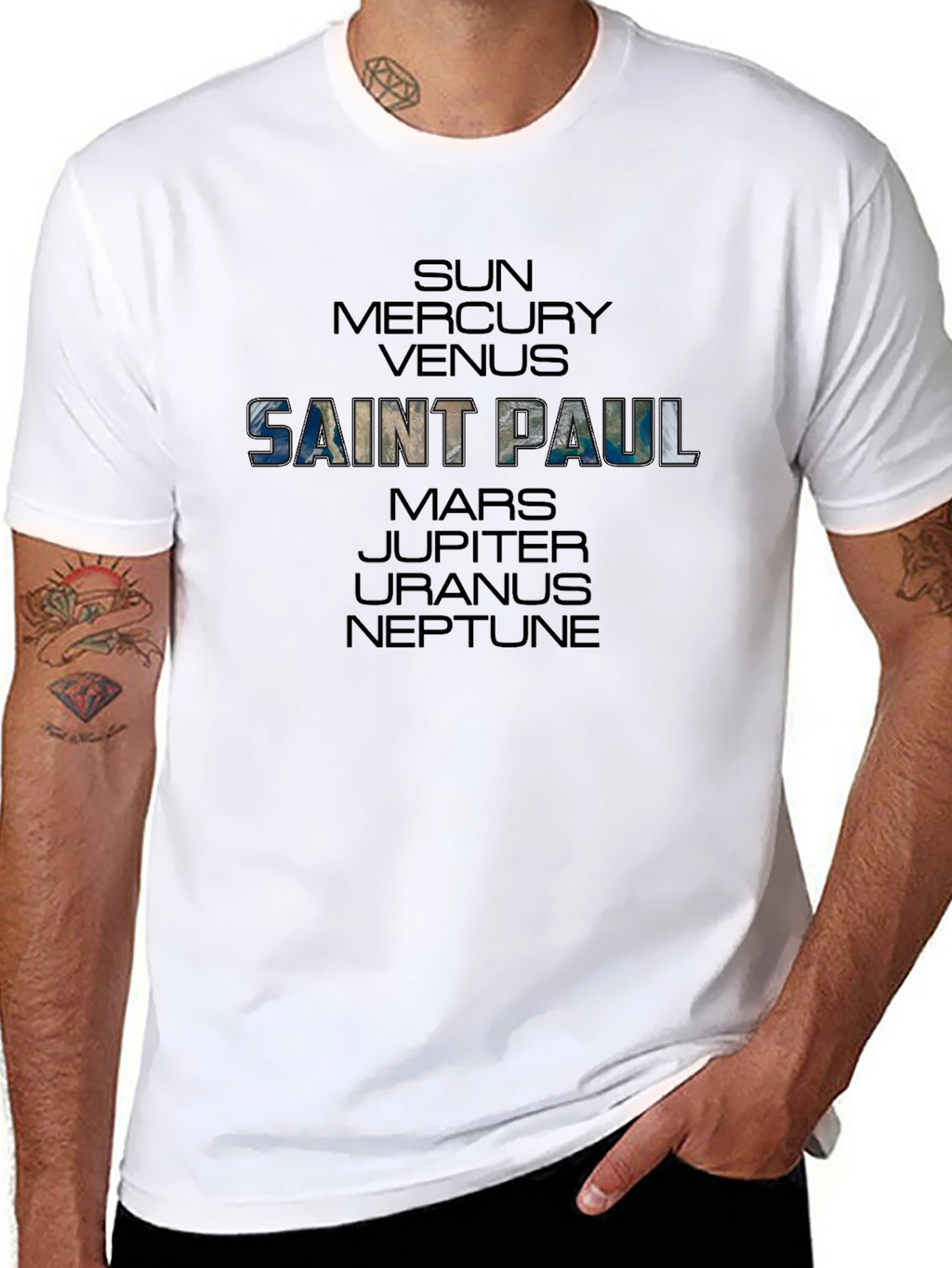 Saint Paul Planets Graphic Tee