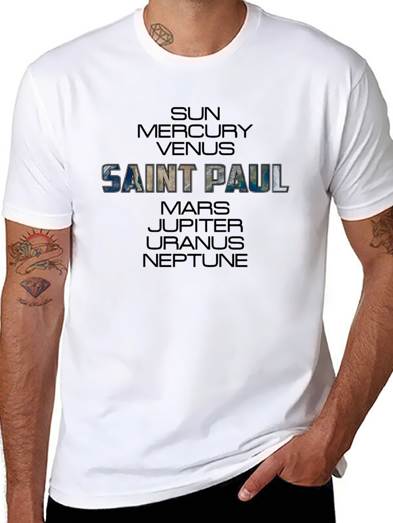 Saint Paul Planets Graphic Tee
