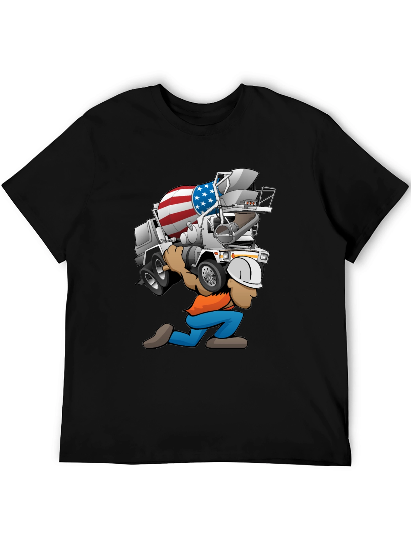 Patriotic Construction Worker T-Shirt
