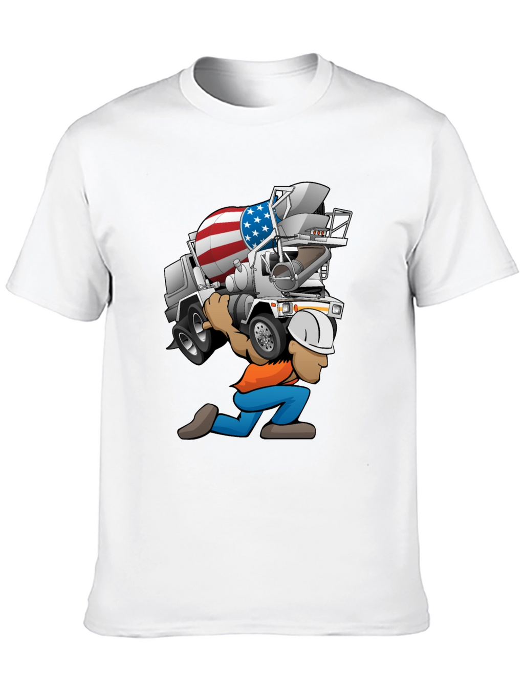 Patriotic Construction Worker T-Shirt