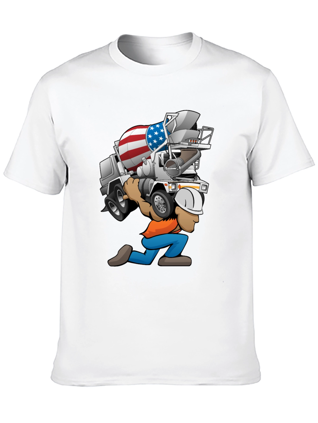 Patriotic Construction Worker T-Shirt
