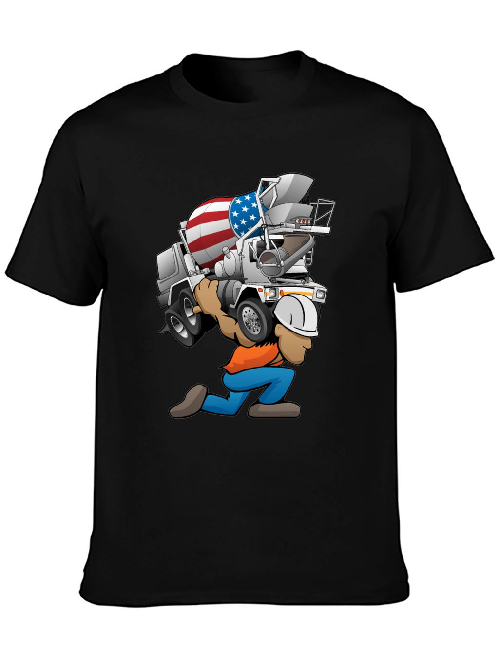 Patriotic Construction Worker T-Shirt