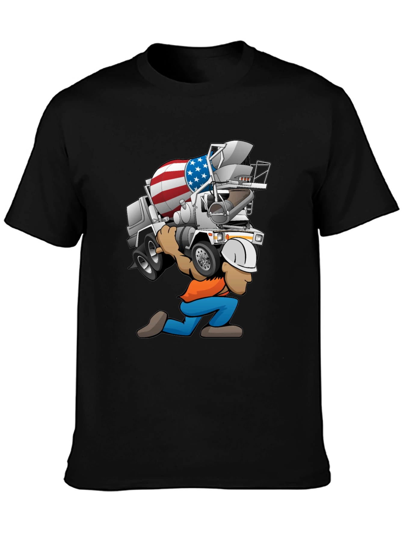 Patriotic Construction Worker T-Shirt