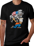 Patriotic Construction Worker T-Shirt