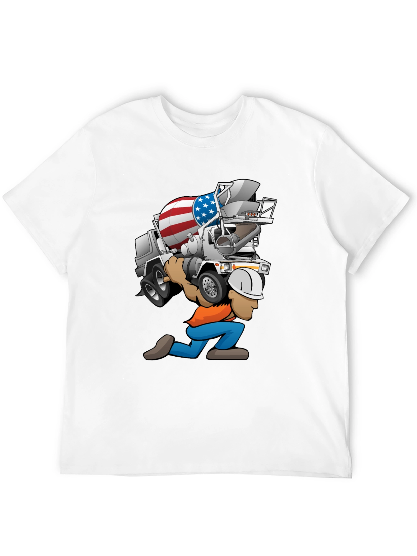 Patriotic Construction Worker T-Shirt