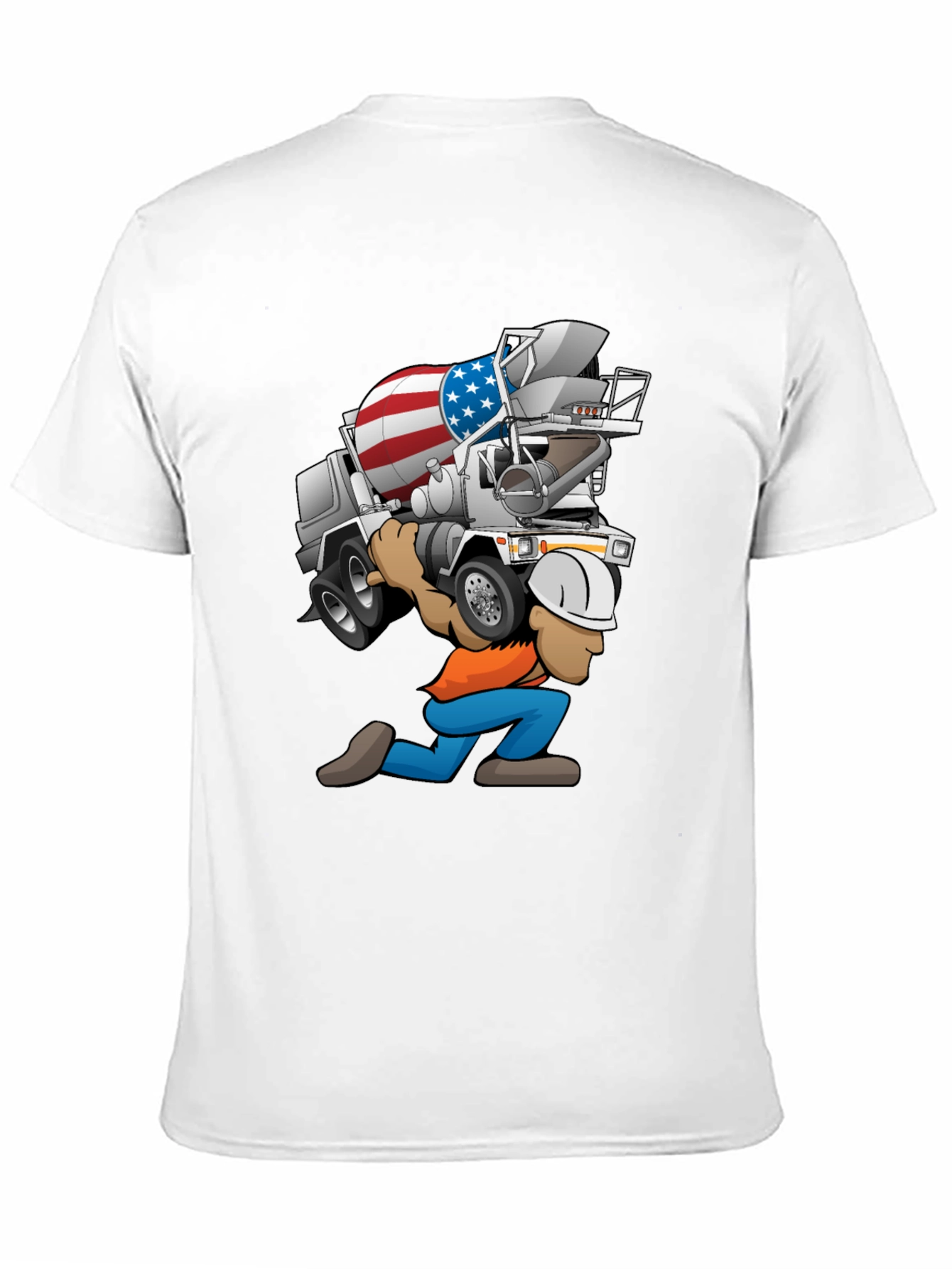 Patriotic Construction Worker T-Shirt
