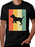 Retro Dog Silhouette T-Shirt
