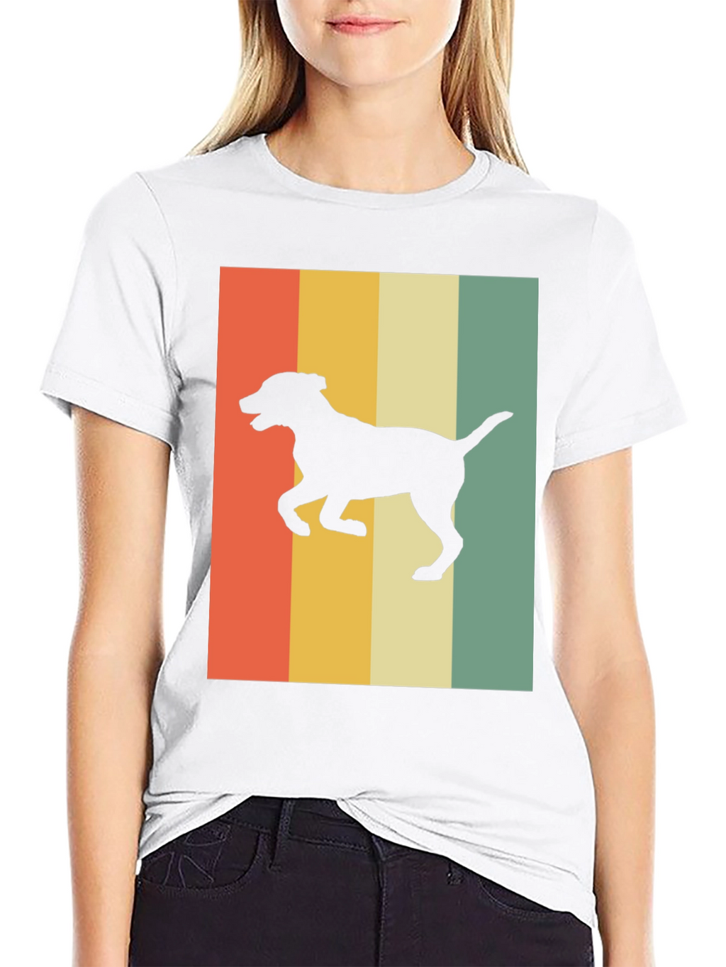 Retro Dog Silhouette T-Shirt