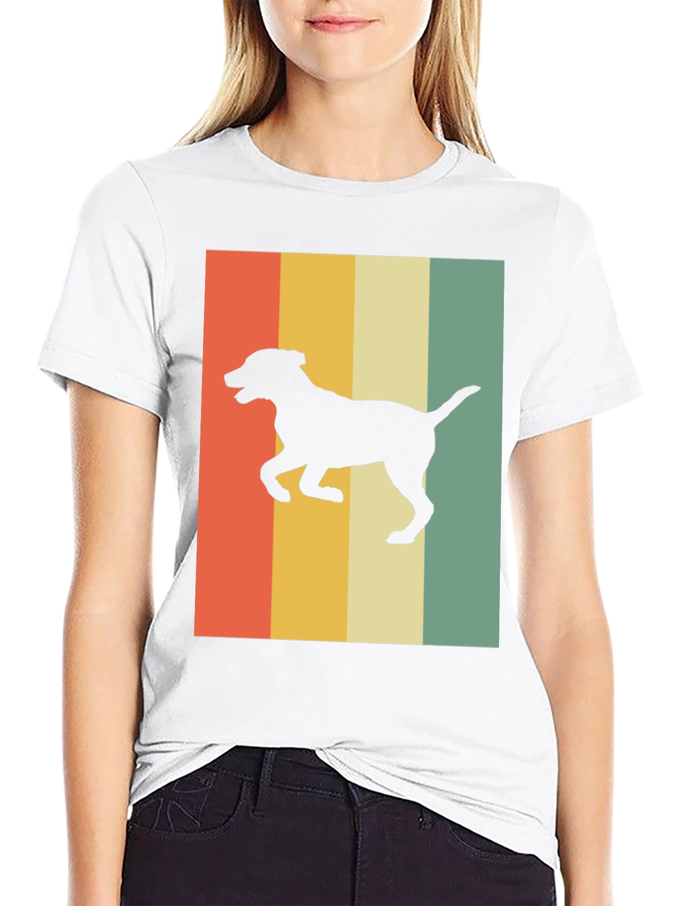 Retro Dog Silhouette T-Shirt