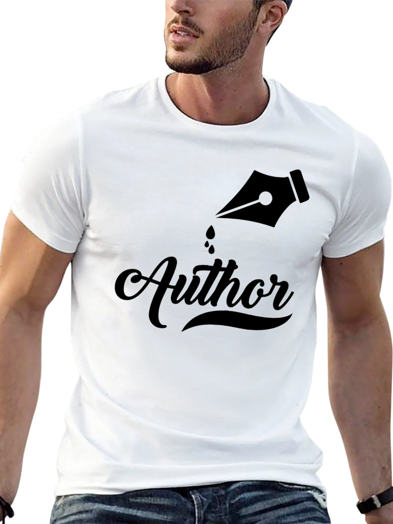 Author Graphic Tee - Black T-Shirt